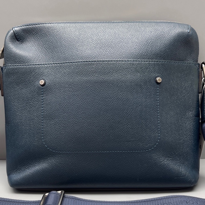 LouisVuitton路易威登 藍色休閒郵差包 尺寸27*24 附件：無-0