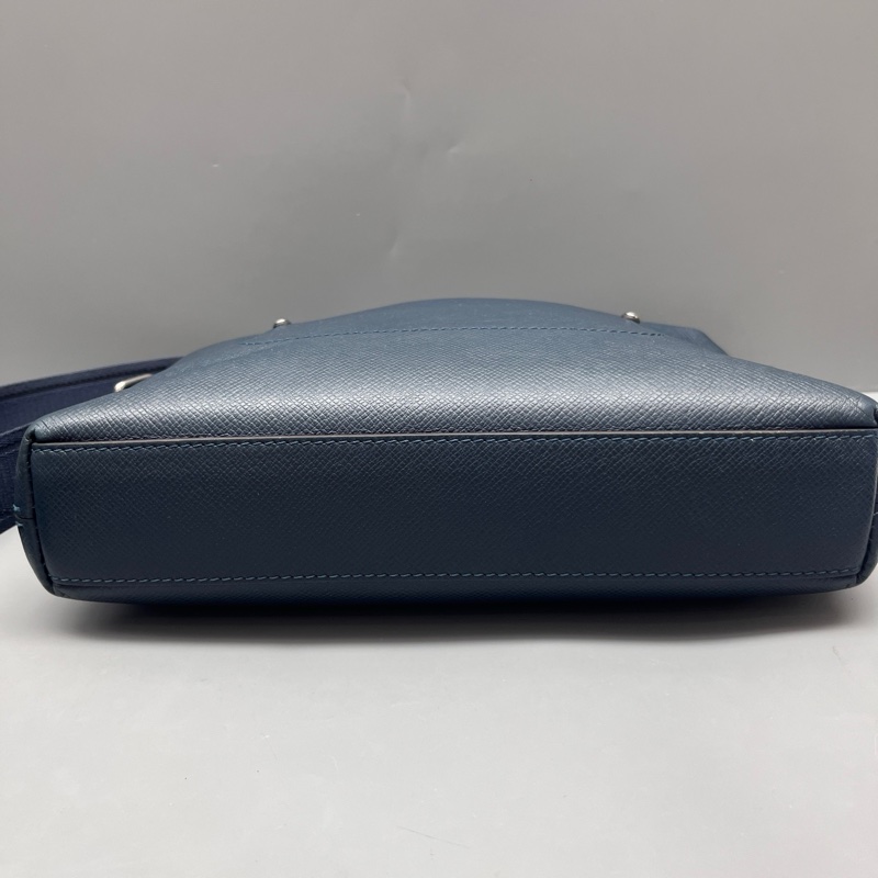 LouisVuitton路易威登 藍色休閒郵差包 尺寸27*24 附件：無-2