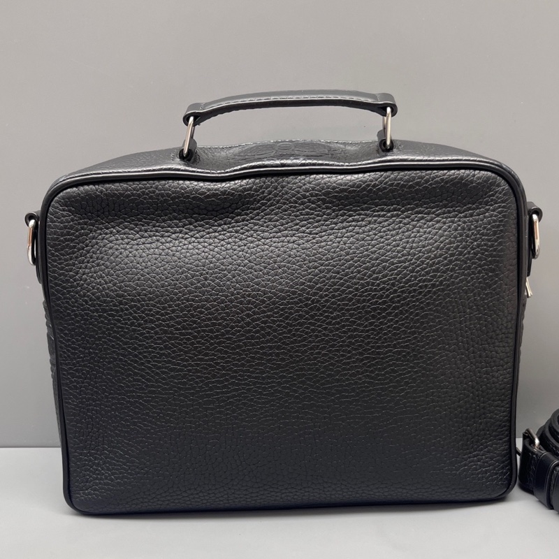 LouisVuitton路易威登 黑色飛行箱款郵差包 尺寸 26*19 附件：肩帶-1