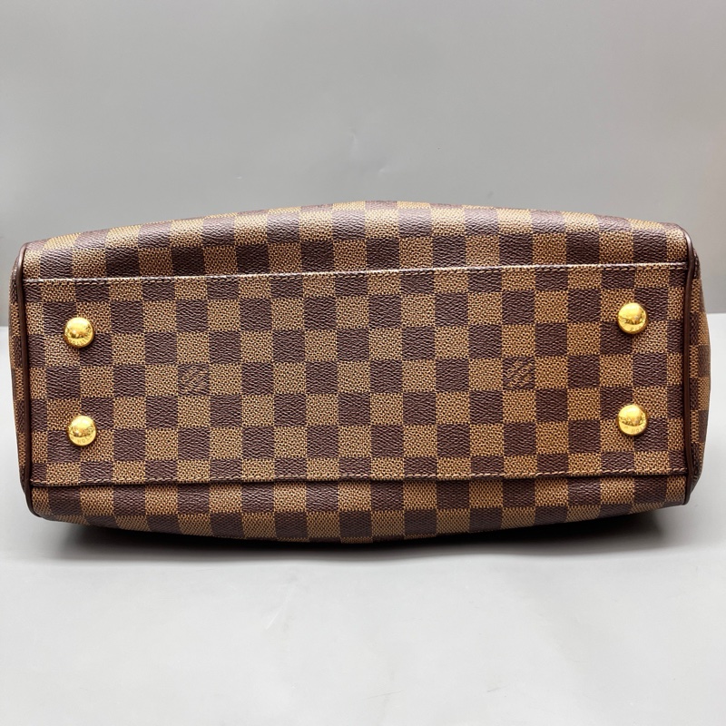 LouisVuitton路易威登 棕棋盤格葫蘆包 尺寸34*24 附件：肩帶+塵袋-2