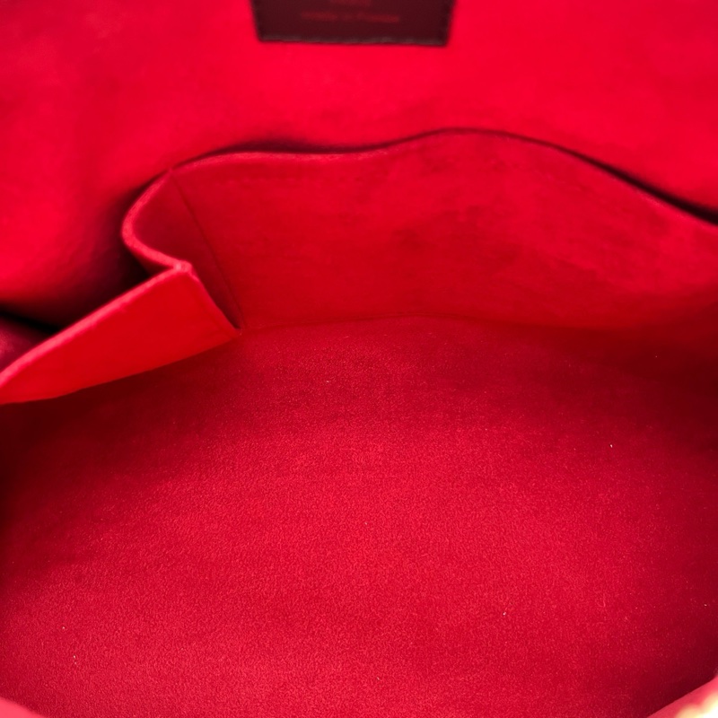 LouisVuitton路易威登 棕棋盤格葫蘆包 尺寸34*24 附件：肩帶+塵袋-8