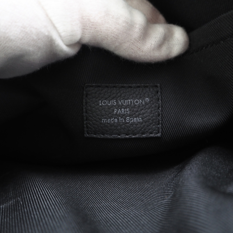 路易威登 Damouflage Nile Messenger M14988 單肩包，黑色/灰色塗層帆布皮革，男士-12