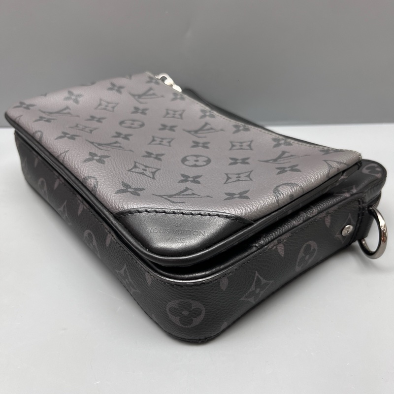 LouisVuitton路易威登 黑武士Trio三合一 郵差包 尺寸25*18 附件：如圖-4