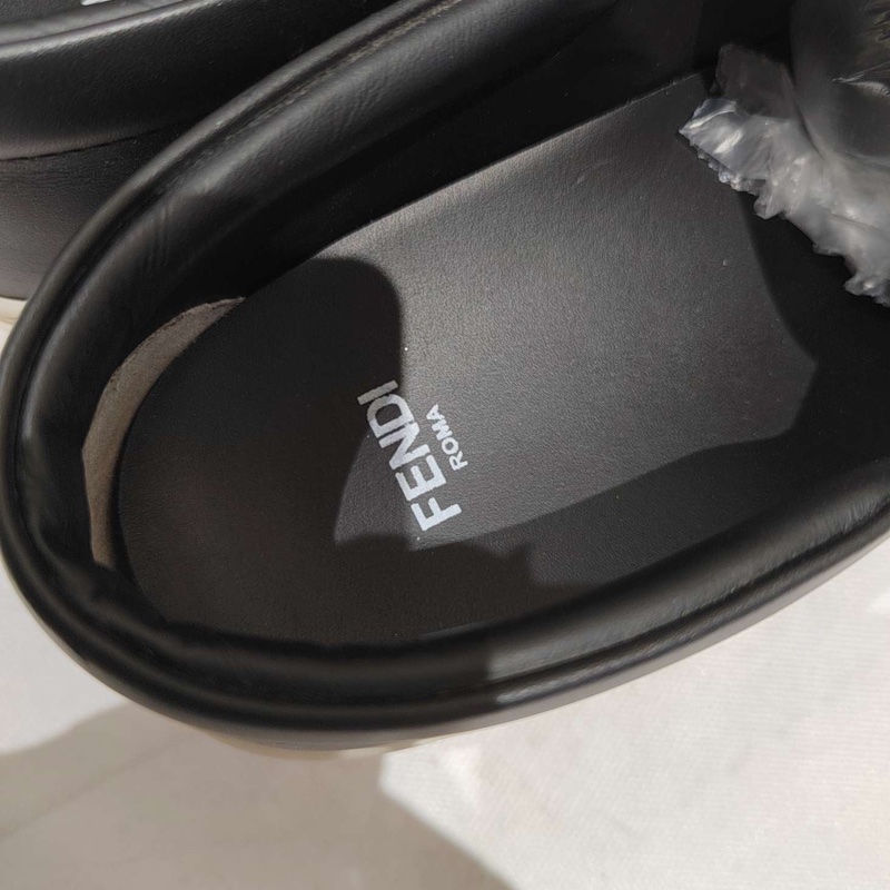 Fendi/芬迪 全皮小怪獸黃眼女士休閒鞋 尺碼：36 碼 附件：有盒-5