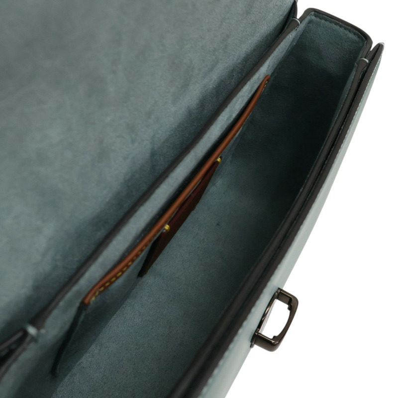 綠色牛皮 肩背包 C6641【COACH 寇馳】 C6641-4