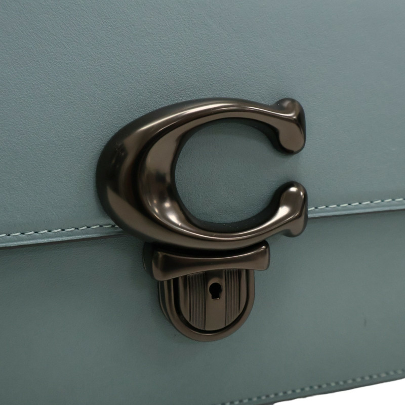 綠色牛皮 肩背包 C6641【COACH 寇馳】 C6641-7