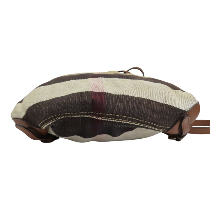 格紋 帆布 後背包【BURBERRY 巴寶莉】 4012432-3