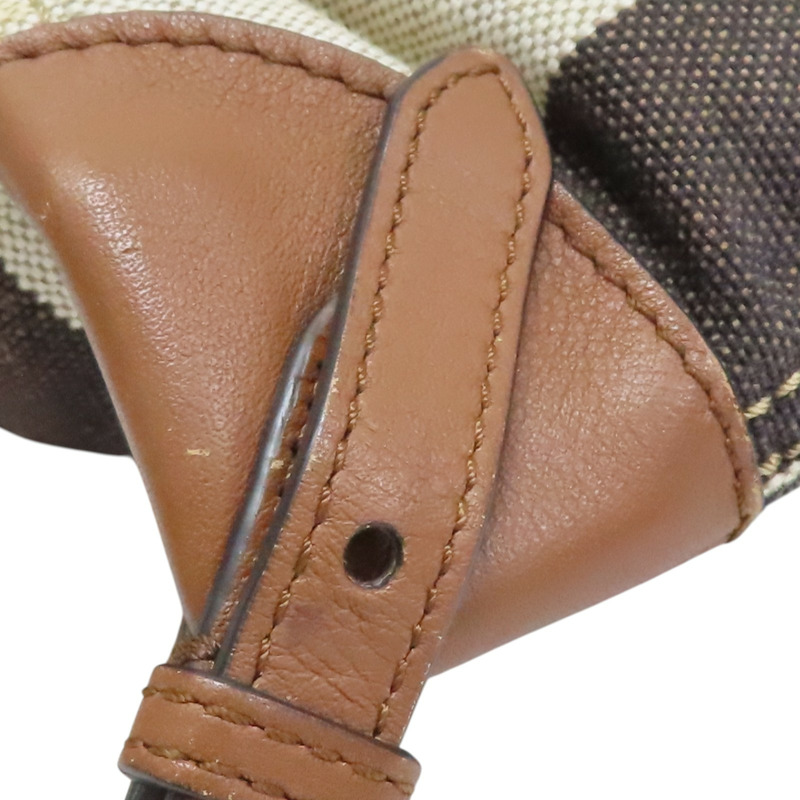 格紋 帆布 後背包【BURBERRY 巴寶莉】 4012432-10