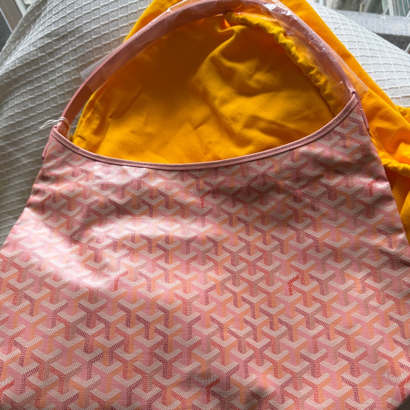 Goyard 2026限量版 粉紅色Hobo 配Iris鳶尾紫四葉草彩繪圖案-1