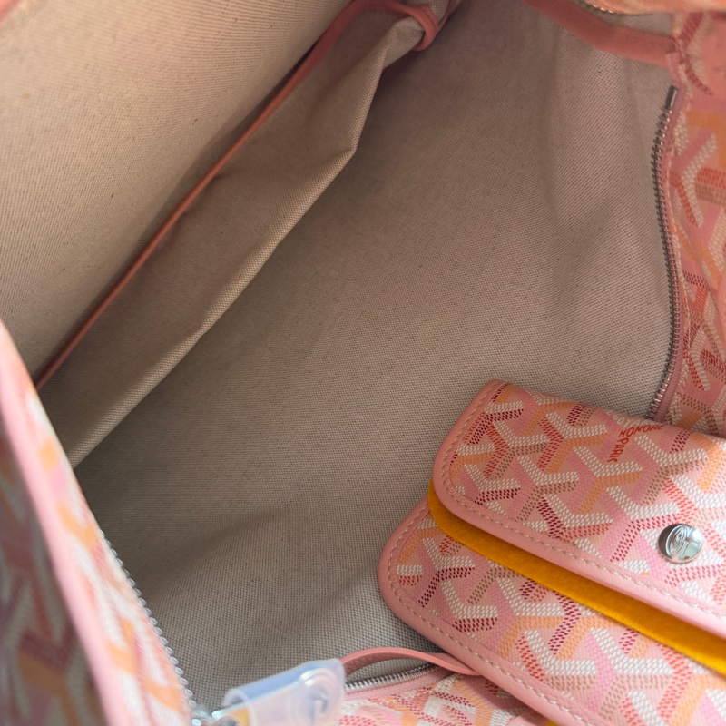 Goyard 2026限量版 粉紅色Hobo 配Iris鳶尾紫四葉草彩繪圖案-6