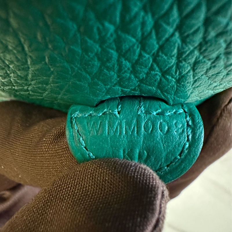 Hermes mini evelyne 綠色金扣-6