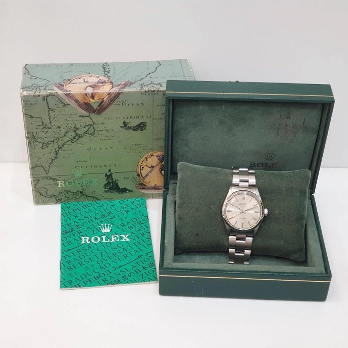 【大眾名錶】ROLEX 勞力士 5500 Air-King 空中霸王 絕版珍藏 老勞入門款 銀色面盤 大眾名錶B1166-9
