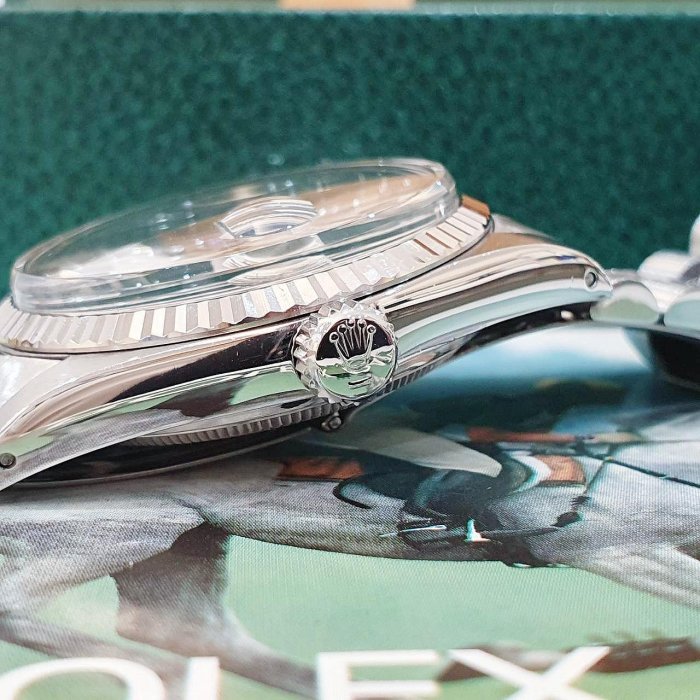 【大眾名錶】ROLEX 勞力士 16014 Datejust 蠔式日誌 銀面盤 台灣AD 錶徑36mm 大眾名錶G185-5