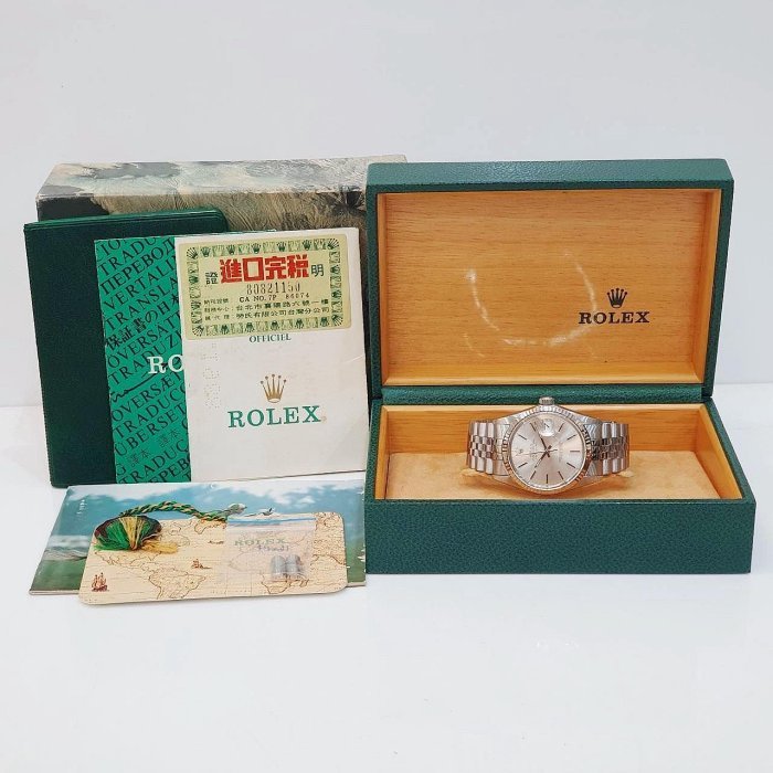 【大眾名錶】ROLEX 勞力士 16014 Datejust 蠔式日誌 銀面盤 台灣AD 錶徑36mm 大眾名錶G185-9