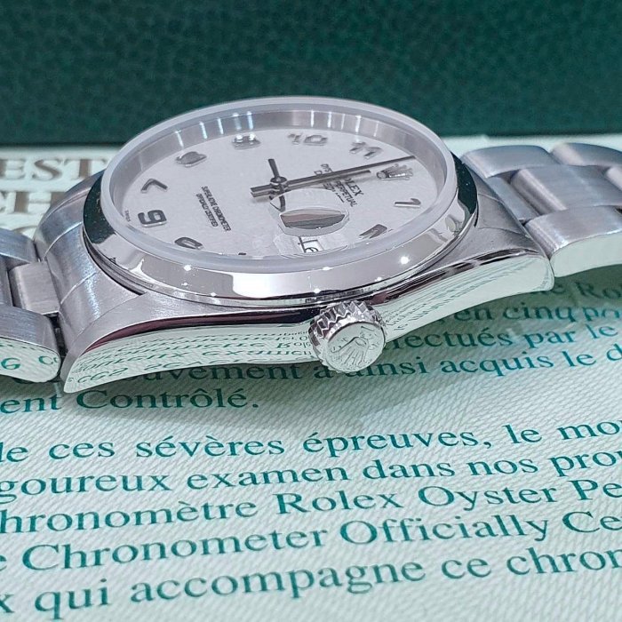 【大眾名錶】ROLEX 勞力士 16200 Datejust 白紀念數字面 光滑圈 2002/10 大眾名錶B1199-6