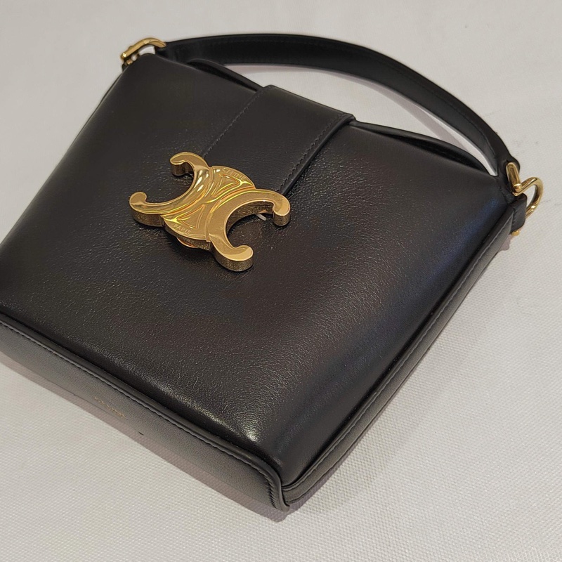 99新CELINE賽琳 Louise 迷你水桶包 薯條包 附件：塵袋-3