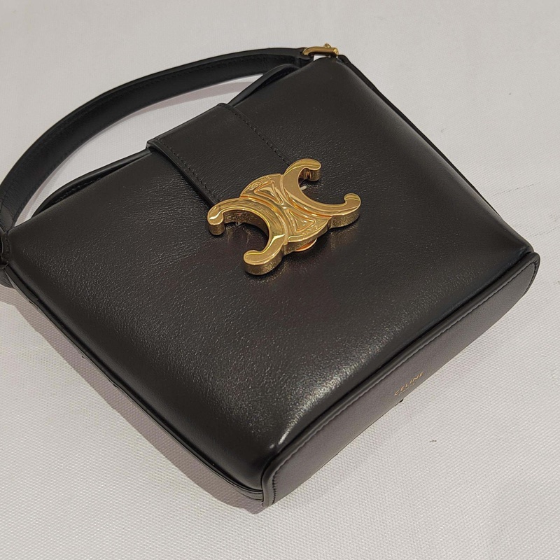 99新CELINE賽琳 Louise 迷你水桶包 薯條包 附件：塵袋-4