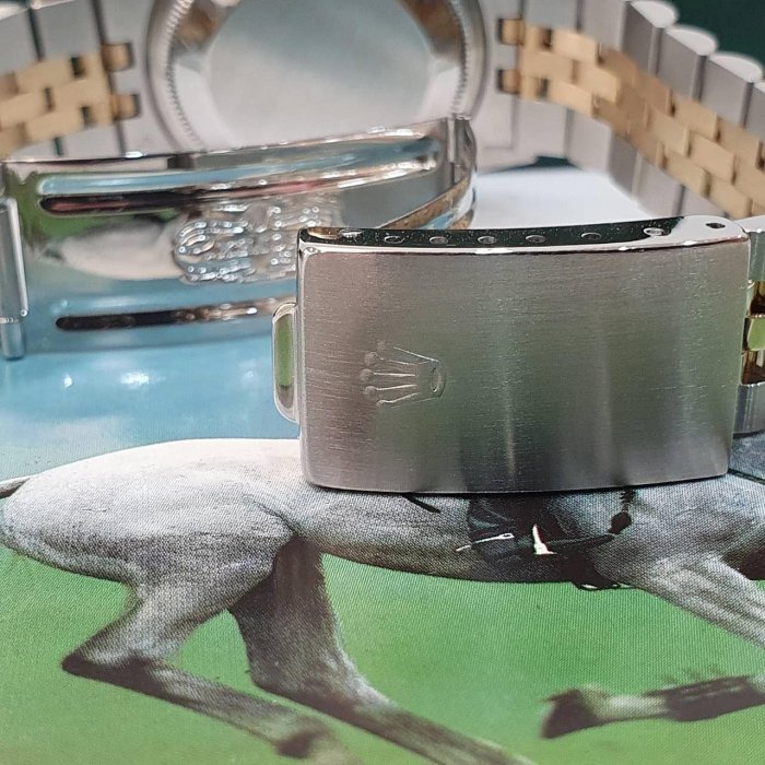 【大眾名錶】ROLEX勞力士 16233 Datejust 市場少見 千鳥紋十鑽面盤 經典太陽圈 大眾名錶B1160-6