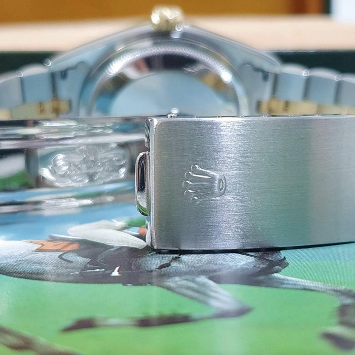 【大眾名錶】ROLEX勞力士 16233 Datejust 蠔式日誌 金十鑽面盤 新包台 錶徑36mm 大眾名錶G087-7