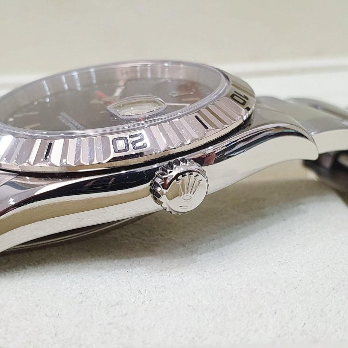 【大眾名錶】ROLEX 勞力士 116264 Datejust 黑面紅針 爬山虎 日期窗 錶徑36mm 大眾名錶G173-5