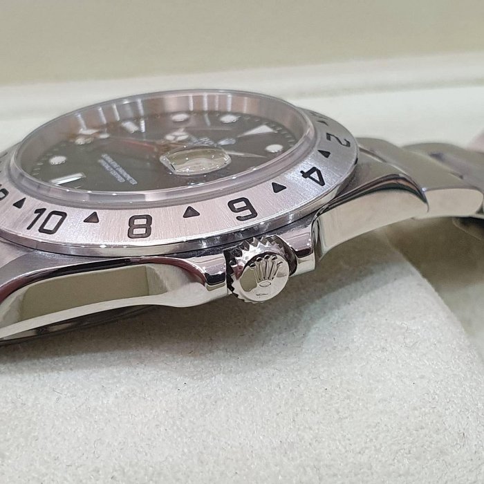 【大眾名錶】ROLEX 勞力士 16570 Explorer ll 探險家二號 絕版 黑面紅針 大眾名錶B1192-6