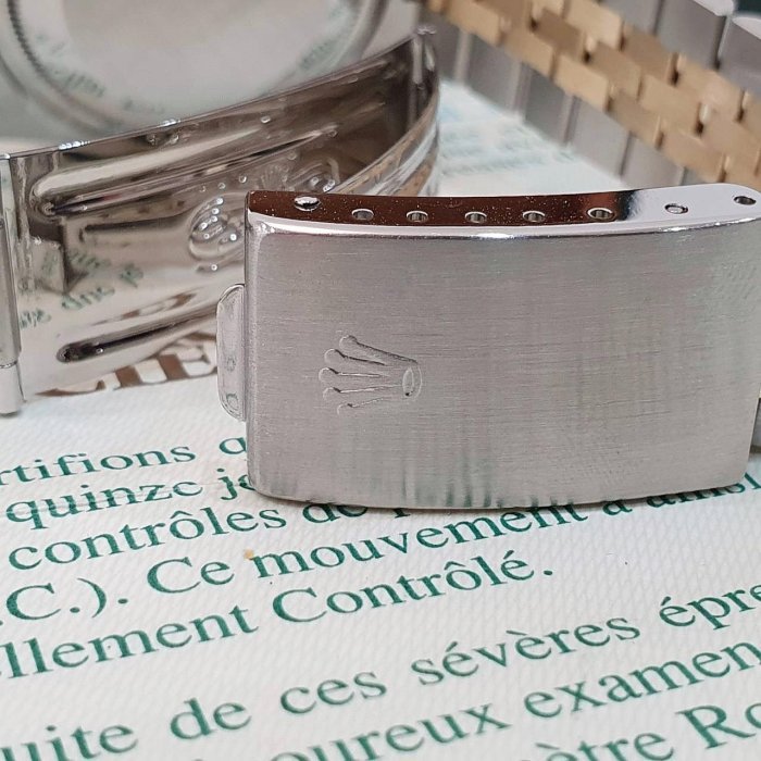 【大眾名錶】ROLEX勞力士 16233 Datejust 蠔式日誌 金十鑽面盤 台灣AD全配件 大眾名錶G195-7