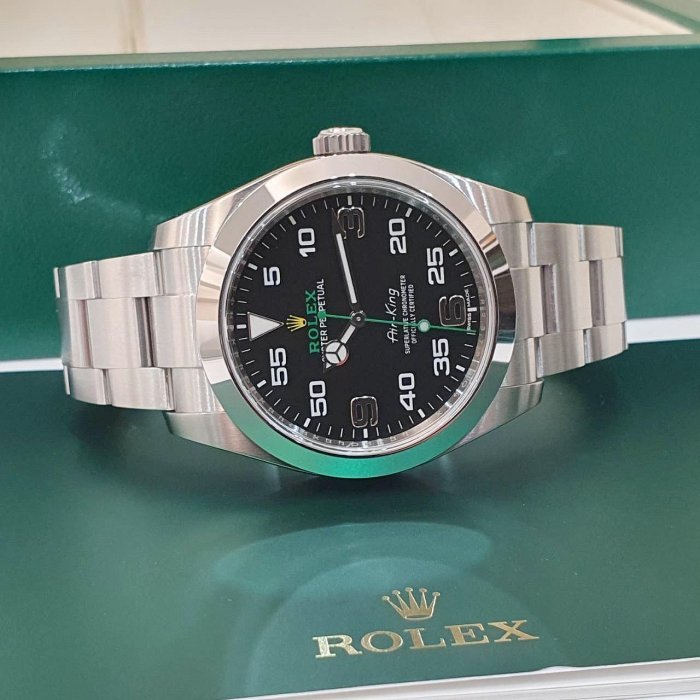 【大眾名錶】 Rolex 勞力士 116900 Air-King 空中霸王 2017/01全配件 大眾名錶B1162-4