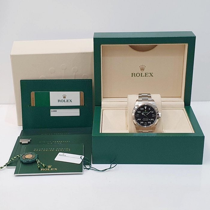 【大眾名錶】 Rolex 勞力士 116900 Air-King 空中霸王 2017/01全配件 大眾名錶B1162-9