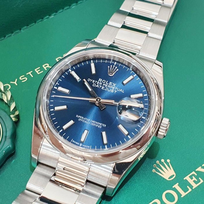 【大眾名錶】ROLEX 勞力士 126200 OP蠔式恆動 藍色面盤 2019/10 錶徑36mm 大眾名錶G215-5