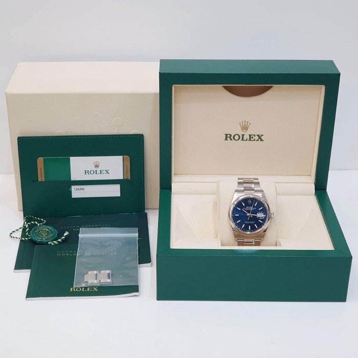 【大眾名錶】ROLEX 勞力士 126200 OP蠔式恆動 藍色面盤 2019/10 錶徑36mm 大眾名錶G215-9