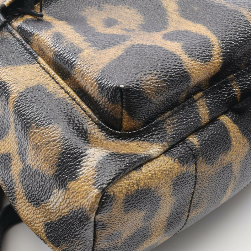 路易威登 Palm Springs PM 雙肩包，豹紋 M52020 帆布皮革-5