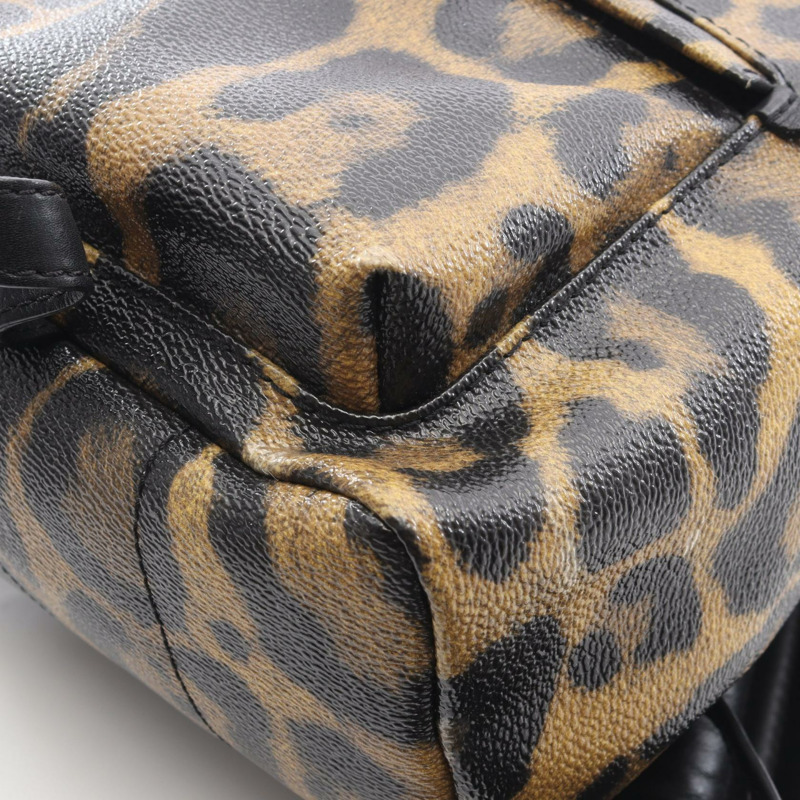 路易威登 Palm Springs PM 雙肩包，豹紋 M52020 帆布皮革-6