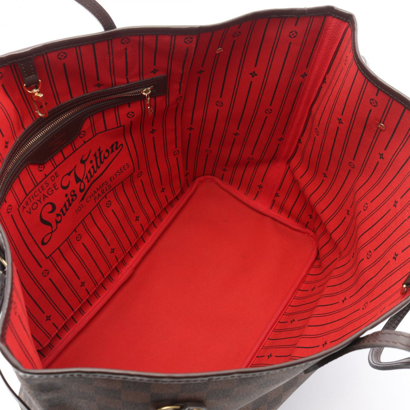 路易威登 Neverfull GM 手提單肩包 N51106 Damier 皮革 Ebene 二手 LV-2