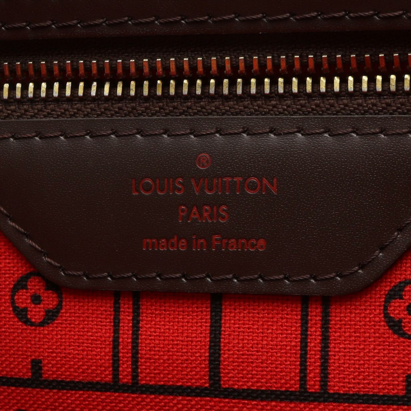 路易威登 Neverfull GM 手提單肩包 N51106 Damier 皮革 Ebene 二手 LV-3