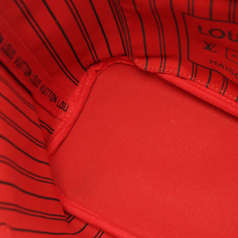 路易威登 Neverfull PM 手提包 N40600 Damie 皮革棕色 Ebene 二手女士-4