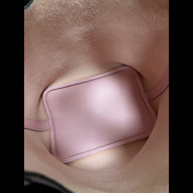 Hermes picotin 18
菜籃子18 櫻花粉 銀扣-12