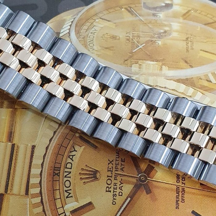 【大眾名錶】ROLEX勞力士 16233 Datejust 蠔式日誌 金色紀念面盤 鑽石時標原面未翻寫 大眾名錶B897-4