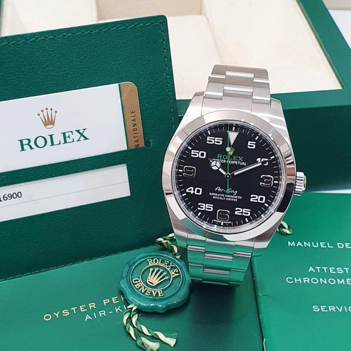 【大眾名錶】 Rolex 勞力士 116900 Air-King 空中霸王 2018/01 錶徑40 大眾名錶B1178-1