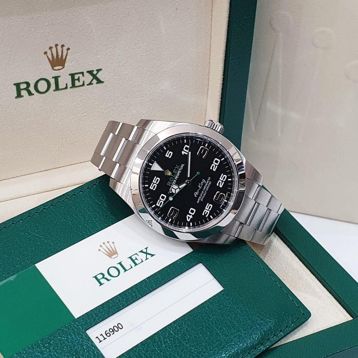 【大眾名錶】 Rolex 勞力士 116900 Air-King 空中霸王 2018/01 錶徑40 大眾名錶B1178-2