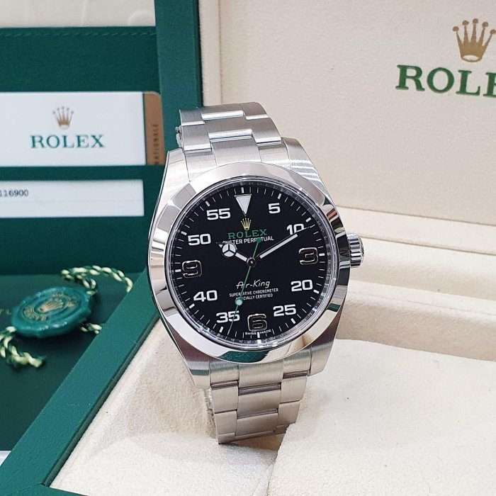 【大眾名錶】 Rolex 勞力士 116900 Air-King 空中霸王 2018/01 錶徑40 大眾名錶B1178-3