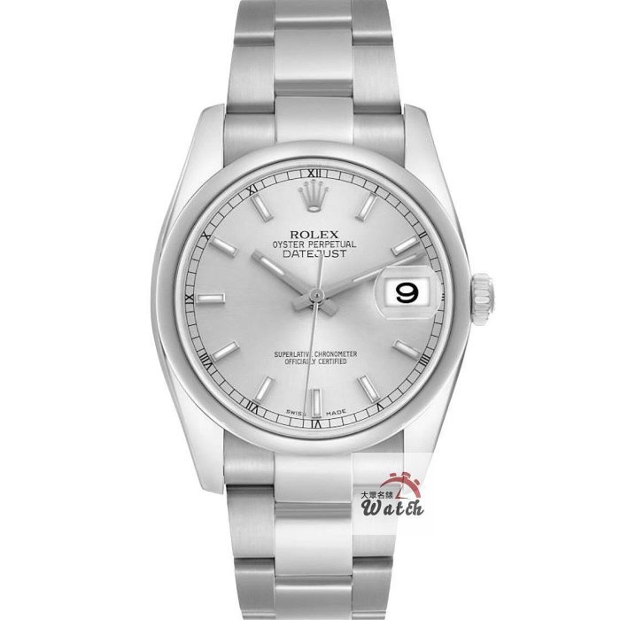 【大眾名錶】ROLEX勞力士 116200 Datejust 蠔式日誌 銀色面盤 2019/04 大眾名錶B1171-0