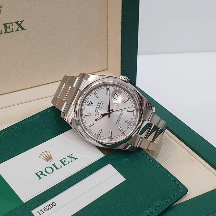【大眾名錶】ROLEX勞力士 116200 Datejust 蠔式日誌 銀色面盤 2019/04 大眾名錶B1171-2