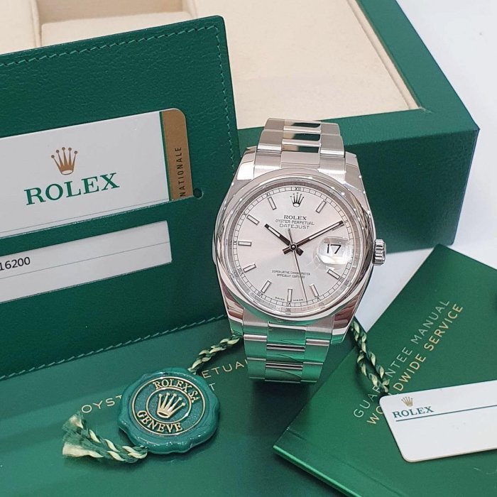 【大眾名錶】ROLEX勞力士 116200 Datejust 蠔式日誌 銀色面盤 2019/04 大眾名錶B1171-3