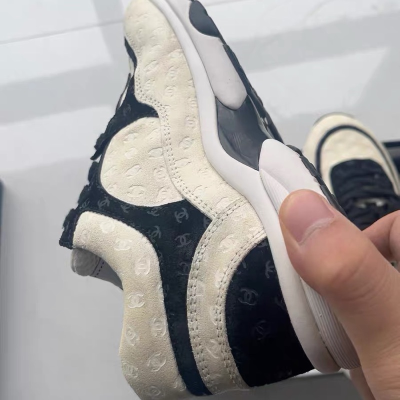 CHANEL/香奈儿 黑白熊猫满印休闲鞋 36.5碼-9