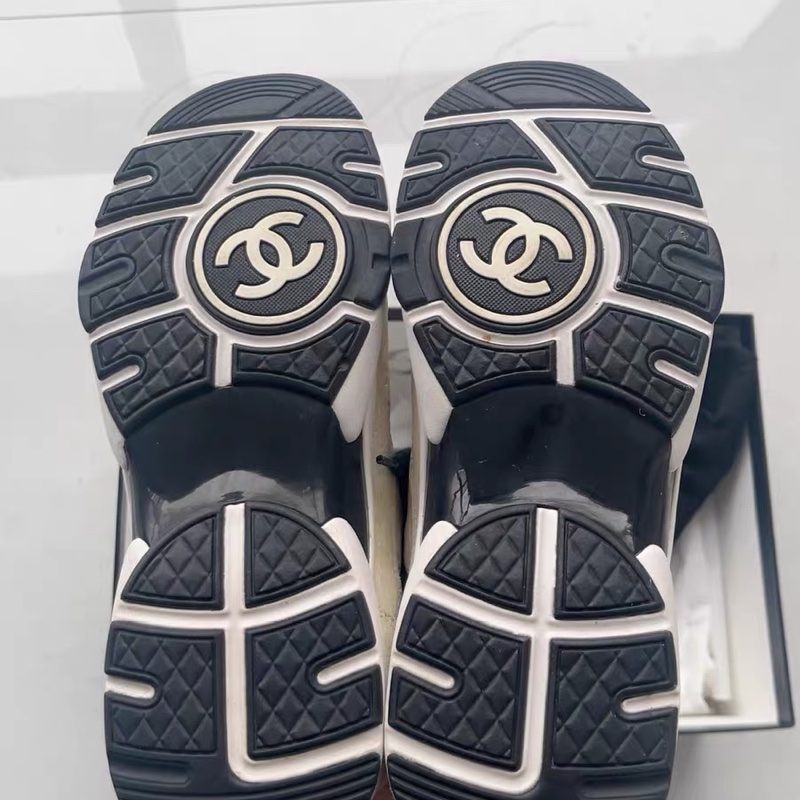 CHANEL/香奈儿 黑白熊猫满印休闲鞋 36.5碼-11