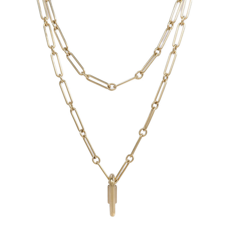 HERMES 金屬Curiosite項鍊-1