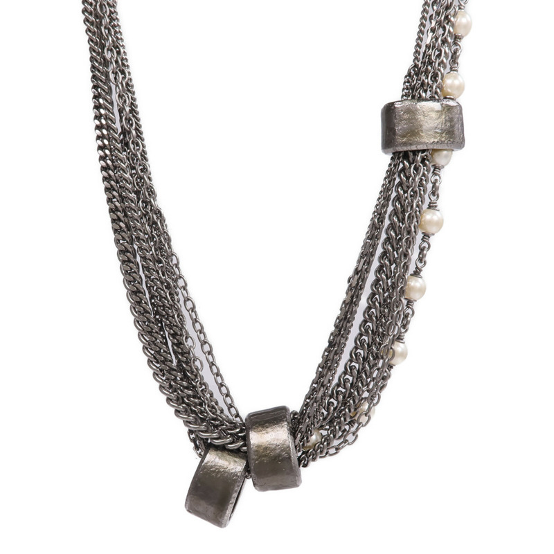 CHANEL 金屬Necklace項鍊-1