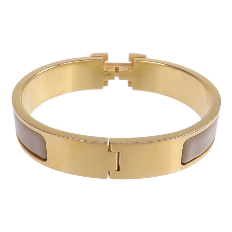 HERMES 金屬/琺瑯Clic H Bracelet手鐲-2