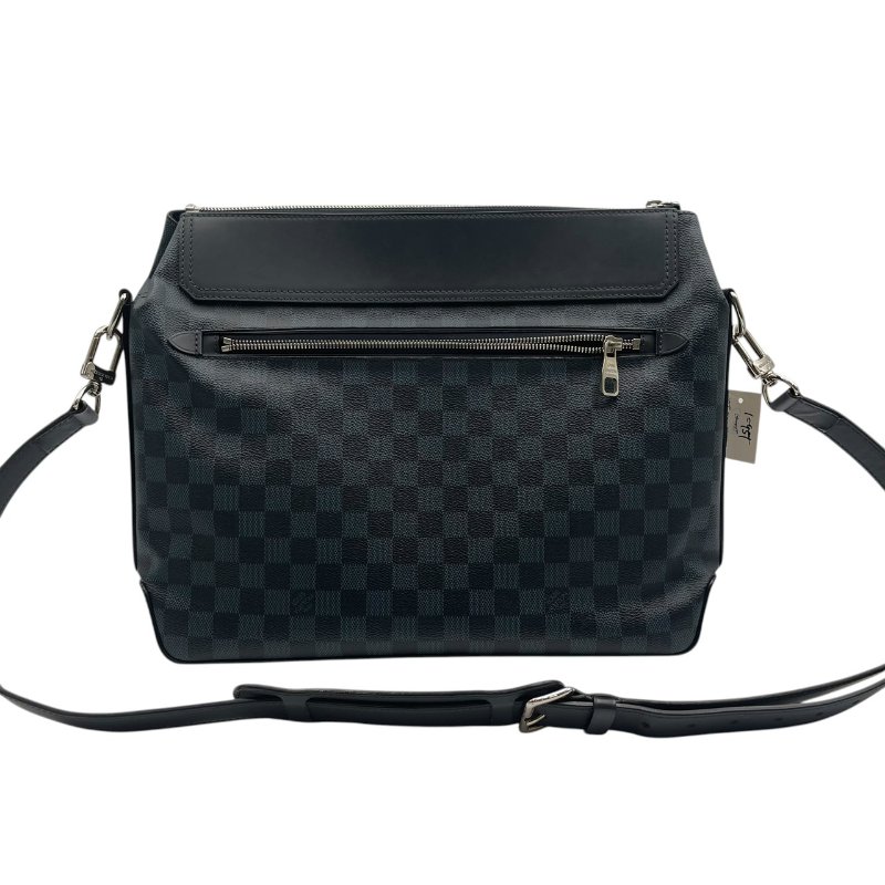 【美收精品】LOUIS VUITTON 黑棋盤格郵差包 C-328【隔月月中將轉賣至日本 上架期限30天】-1