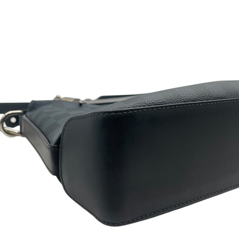 【美收精品】LOUIS VUITTON 黑棋盤格郵差包 C-328【隔月月中將轉賣至日本 上架期限30天】-5